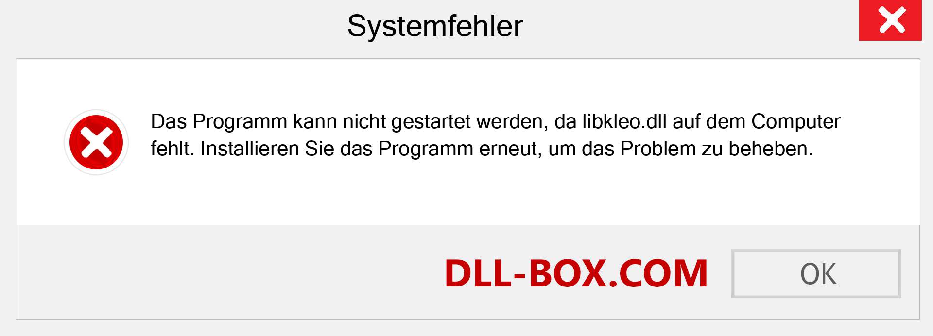 libkleo.dll-Datei fehlt?. Download für Windows 7, 8, 10 - Fix libkleo dll Missing Error unter Windows, Fotos, Bildern